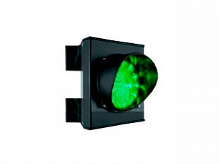 Светофор светодиодный, 1-секционный, зелёный, 230 В.